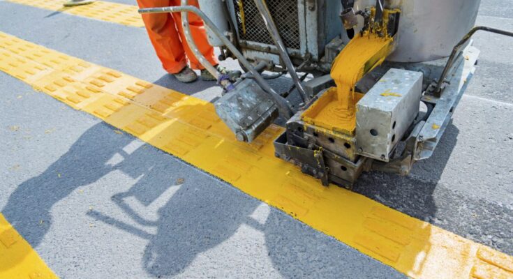 global road marking materials market