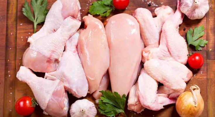 Raw Chicken Meat Market