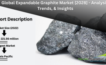 Global Expandable Graphite Market stood at USD 221.56 million in 2022 and is expected to project growth in the forecast with a CAGR of 3.29%