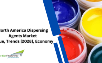 North America Dispersing Agents Market stood at USD 1.19 billion in 2022 and is expected to grow with a CAGR of 5.56% in forecast by 2028.