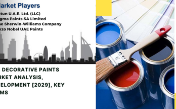  UAE Decorative Paints Market is expected to rise in the upcoming years due to the expansion of the road and railways network.