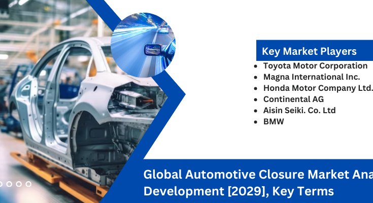 Global Automotive Closure Market stood at USD 42.64 Billion in 2023 and is expected to grow with a CAGR of 6.44% in the forecast 2025-2029. 