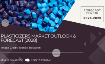 Global Plasticizers Market stood at USD17.23 billion in 2022 and is expected to grow with a CAGR of 5.44% in the forecast period, 2023-2028.