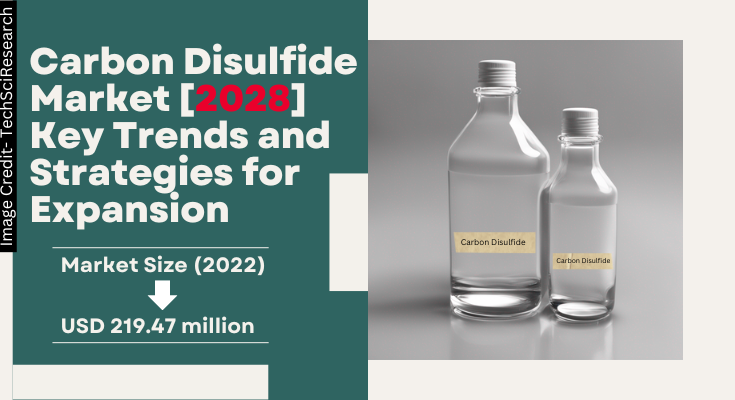 Carbon Disulfide Market stood at USD 219.47 million in 2022 & will growth in the forecast period with a CAGR of 2.99% by 2028.