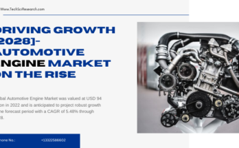 Global Automotive Engine Market stood at USD 94 billion in 2022 and is anticipated to grow with a CAGR of 5.48% in 2024-2028.