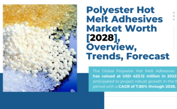 Global Polyester Hot Melt Adhesives Market stood at USD 423.12 million in 2022 & will grow with a CAGR of 7.80% by 2028.