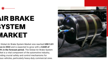 The Global Air Brake System Market hit USD 5.81 Billion in 2022 and is expected to increase by 5.94% CAGR during 2024-2028.