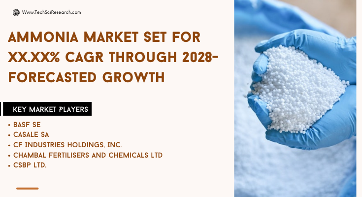 Global Ammonia Market stood at USD 68.25 billion in 2022 and is expected to grow with a CAGR of 5.58% in the forecast period, 2023-2028.