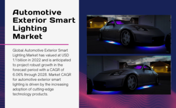 The 2022 Global Automotive Exterior Smart Lighting Market reached $1.1B and is expected to grow at 6.06% CAGR from 2024-2028.