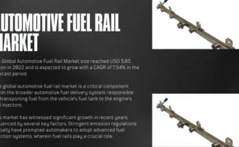 The 2022 Global Automotive Fuel Rail Market hit $5.83B and is expected to grow at 7.54% CAGR from 2024-2028.