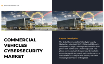 The 2022 Global Commercial Vehicles Cybersecurity Market reached USD 2.7 billion, expected to grow at a 6.13% CAGR from 2024 to 2028.