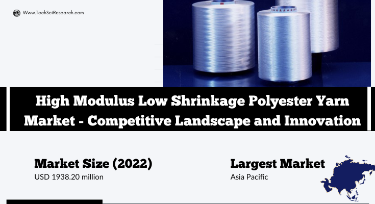 Global High Modulus Low Shrinkage Polyester Yarn Market stood at USD 1938.20 million in 2022 & will grow with a CAGR of 6.76% in 2024-2028.