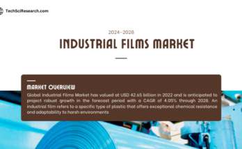 The Global Industrial Films Market stood at USD 42.65 billion in 2022 and is expected to grow with a CAGR of 4.05% in the forecast 2023-2028.