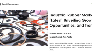 Global Industrial Rubber Market stood at USD 30.56 Million Tonnes in 2022 & will grow with a CAGR of 5.10% in the forecast 2023-2028.