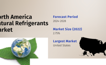 North America Natural Refrigerants Market Size is USD 377.71 million in 2022 and is expected to increase at a CAGR of 2.75%. Free Sample.