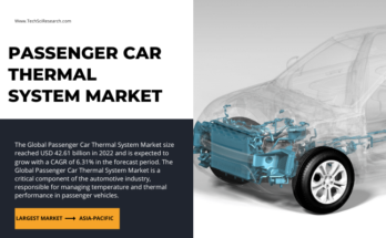 The 2022 Global Passenger Car Thermal System Market reached USD 42.61 billion, expected to grow at a 6.31% CAGR from 2024 to 2028.